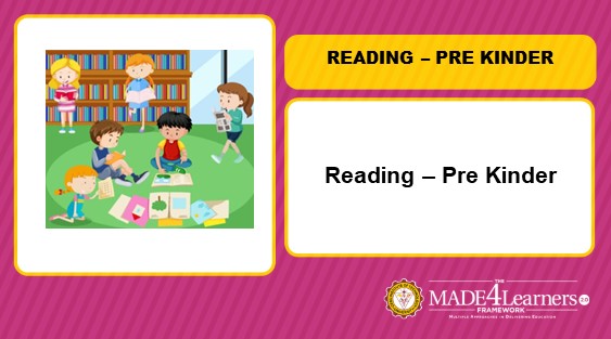 Reading  -  Pre-Kinder