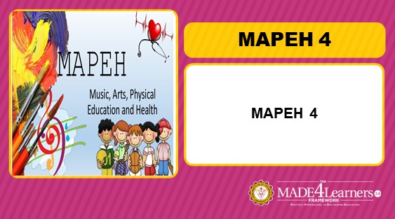 music arts physical education health mapeh
